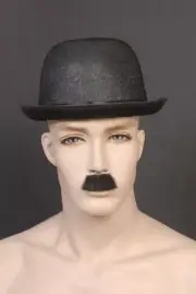 Black Charlie Chaplin Moustache