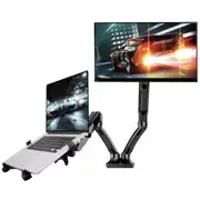 Loctek Pro Mount, 10"-30" Single Monitor With 10.1"-17.3" Laptop Notebook Stand [DLB502D-2LP2]