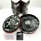 Star Wars Darth Vader Watch Fossil 1997 Tin Box LE 5551/10000 Unused w/ Tag Set