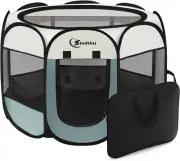 Dog Cat Playpen, Puppy Pet Playpen Indoor for Small Dogs Tent Crates Cage Outdoo
