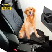 Full Protection Dog Car Seat Cover with Side Flaps Nonslip Scratchproof. Waterpr
