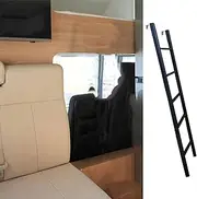Bunk Bed Ladder RV Bunk Bed Ladder Floor-Standing, Adjustable Metal Aluminum Climb Ladder, Replacement Ladder for Loft Dorm - 45"/ 50"/ 55"/ 59" Height (Size : 130cm/50) (150cm/59)
