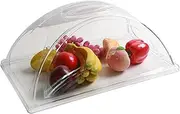 Clear Plastic Chafing Dish Cover Dome Lid Food Display Protection for Restaurant, Hotel, Bakery Dessert Exhibition Restaurant,Set of 5