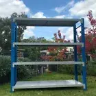 2M Heavy Duty Steel Warehouse Racks Storage Shelving Garage Shelf Workshop Rack