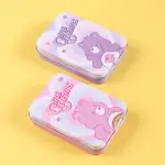 【CARE BEARS】彩虹熊 彩色小鐵盒(文具 迴紋針小物收納)