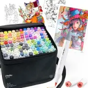 Ohuhu Illustration Marker Pen 120 Colors Brush/FINE Type Honolulu B Series