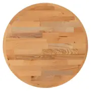 24'' Round Butcher Block style Restaurant Table Top in Solid Wood Natural Finish