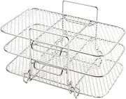 Yajuyi Three Tier Air Fryer Rack, Rectangle Air Fryer Rack for Baking, Drying, Cooling