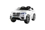 Rigo Kids Electric Ride On Car SUV BMW-Inspired X5 Toy Cars Remote 6V White