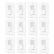 Dimmer Light Switch 3Way for 300W Dimmable LED/CFL 600W Incandescent/Halogen ×12
