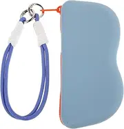 [LIFKOME] Pouch Glasses Case Silicone Eyewear Case for Travel Soft Compact Storage Pouch Scratch Resistant Fashion Color Blocking Design Multi-purpose Accessory