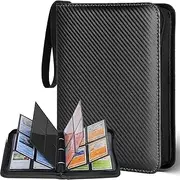Trading Card Binder 4 Pockets, Premium Large 400 Cards Side Loading Card Collection Binder Album Folder for MTG, TCG, Game Card & Sport Cards
