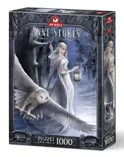 Art Puzzle 1000 Piece Jigsaw Puzzle - Anne Stokes - Midnight Messenger