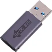 Type C Converter Adapter Fast Charging to Pd C Female Connector Lightweight Portable for Phones and Devices Sleek Design