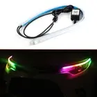 2× LED RGB Car Styling Daytime Running Light Strip Car Accessories For Headlight