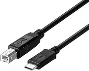 [Storel] Printer Cable 6.6FT, Printer USB Cable USB C to USB-B 2.0 for MacBook Pro, USB C MIDI Cable for Yamaha Casio Digital Piano MIDI Controller Audio Interface Midi Keyboard Mixer Instrument