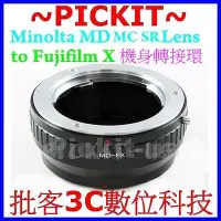 在飛比找Yahoo!奇摩拍賣優惠-MINOLTA MD MC鏡頭轉富士 Fujifilm FX