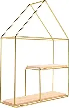 MAGICLULU Elegant Floating Shelf Wall Decor Suspend Rack Shelf Storage Shelf Brackets for Home
