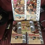 Wilton Vintage Cookie Maker Lot 5 Each New Cookie Making Holiday Baking Classic