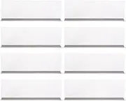 Angoily Closet Shelf Dividers 8pcs Magnetic Divider Pvc Shelf Separators for Wire Shelving Easy Install