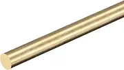 uxcell Brass Rod,Brass Solid Round Rod 6mm Diameter 350mm Length Lathe Bar Stock for RC Model Airplane Helicopter DIY Craft Pack of 1pcs