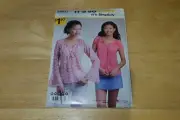 Misses Simplicity Sew Simple Sewing Pattern 8677 Top Blouse Sizes 10-22 Uncut