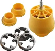 PVC Tools Thread Maker - 6 Pieces Round Die Set Pipe | Plumbing Manual Hand Tool Pipe Threader Kit Convenient Accurate | Water Pipe Or PVC Pipe | Reusable Pipe Threader | Crafting For Professionals