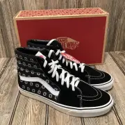 Vans Mens Sk8 Hi Black Suede Size 13 Sneakers Shoes 721356 New In Box