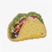 Taco Stitchery: Multi-Color Cross Stitch Kit