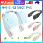 Portable Leafless Neck Fan Cooler USB Rechargeable Dual Effect Neckband Cool IW