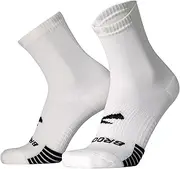 [Brooks] Ghost Lite Crew Socks 2-Pack White SM (US Women's Shoe 4-6.5)