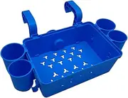 Poolside Storage Basket | Cup Holder Ground Pool Basket,Hot Tubs Supplies for Swim Patio Outdoor Summer Picnic Deck Camping Family Lounge Beach