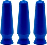 DMV Scleral Cup Large Contact Lens Handler -3 Pack - Inserts and Removes Scleral Contact Lenses and Prosthetic Eyes (Cobalt Blue)