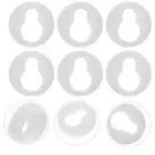 50 Pcs Keyhole Hangers Picture Frame Photo Hook Bracket Round Hooks