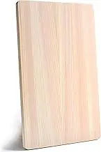YAMASAN KYOTO UJI Japanese Hinoki Cutting Board - Large - Natural Cypress Wood Cutting Board, Kitchen Chopping Board, High Durability, Made in Japan (16.53×9.44×0.59 inch) (Large)