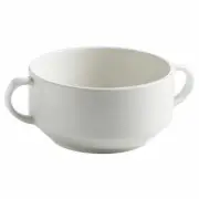Maxwell & Williams Round Soup Bowl Stackable, Soup Cup, Bowl, Porcelain, White