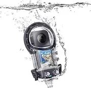 Waterproof Housing Case for Insta360 ONE X3, 50m 164ft IPX8 Waterproof Underwater Dive Protective Shell with Bracket, Action Camera Waterproof Protective Housing