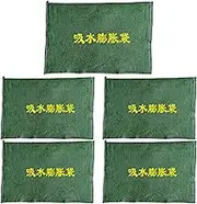 Water Activated Flood Bags | 5X Flood Barrier Bags,Reusable Flood Dam Bags for Home Garage Door Basement, Absorbent Sandless Sandbag