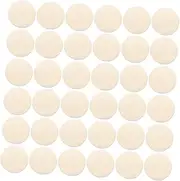 36pcs Round Face Exfoliator Pads Natural Loofah for Face Gentle Facial Scrubbers Compact Portable
