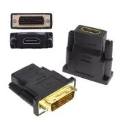 Krysma DVI Male 24+1 To HDMI Female Converter Adapter