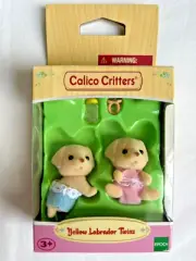 Calico Critters Baby Yellow Labrador Twins New