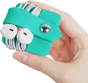 Silicone Earphone Organizer Earphone Wrap Winder Headphone Cord Organizer Wrap