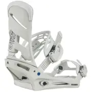 Brand New Mens 2025 Burton Mission Snowboard Binding Gray Cloud