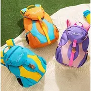 Kids' Colorful School Backpacks – Lightweight Cartoon-Style Bookbags for Boys and Girls with Front Buckle and Side Pockets