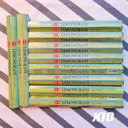 HEM Incense Sticks10 hexagon packets/200Incens Sticks -Lemon Grass- FREE POSTAGE