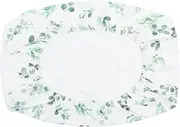 Diaper Change Table Sheets, Quick Dry Removable Comfortable Baby Changing Pad Cover Cotton Soft for Table (Green Leaves, White Plush)