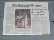 Karl Malone 20K Points Collectible Newspaper