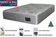 Single Mattress Australian Made Premium Pocket Spring Latex Cool Gel - firm