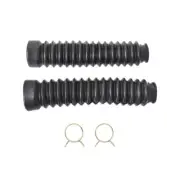 Front Fork Shock BOOTS - Black Fit For Honda ATC Big Red 250es 85 86 87 NEW