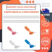 Multi (4x Bite Valves & 2x Straws) For CamelBak Eddy Kids Bottle Replacement AU